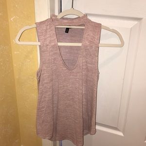 Choker style tank top